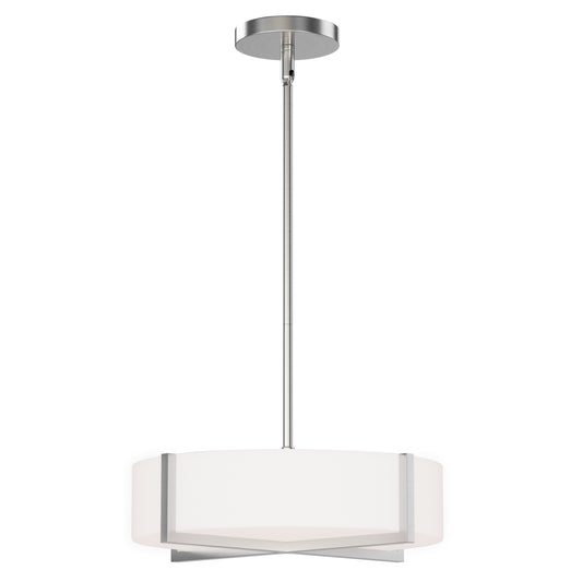 Dexter 15" LED Flush Mount/ Pendant Convertibie Satin Nickel by Maxim Lighting