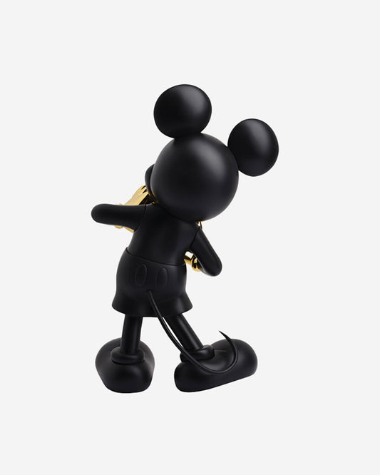 Leblon Delienne Mickey With Love by Kelly Hoppen sculpture in Black & Gold, 12 inch
