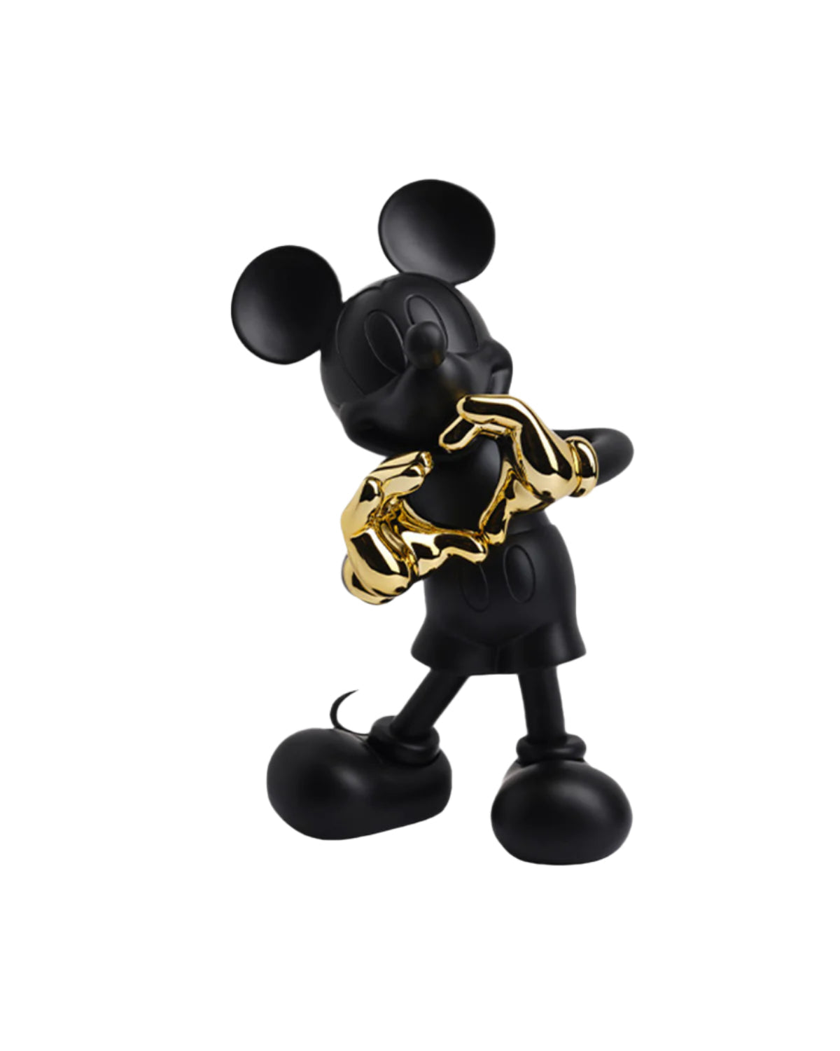 Leblon Delienne Mickey With Love by Kelly Hoppen sculpture in Black & Gold, 12 inch – view 2
