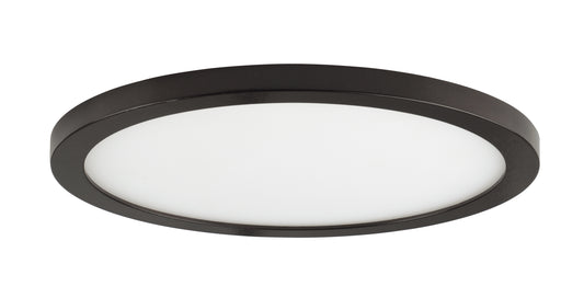 Wafer 15" RD LED Surface Mount 3000K Bronze by Maxim Lighting