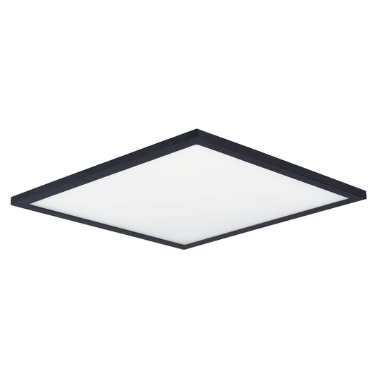 Wafer 15" SQ LED Surface Mount 3000K Black by Maxim Lighting