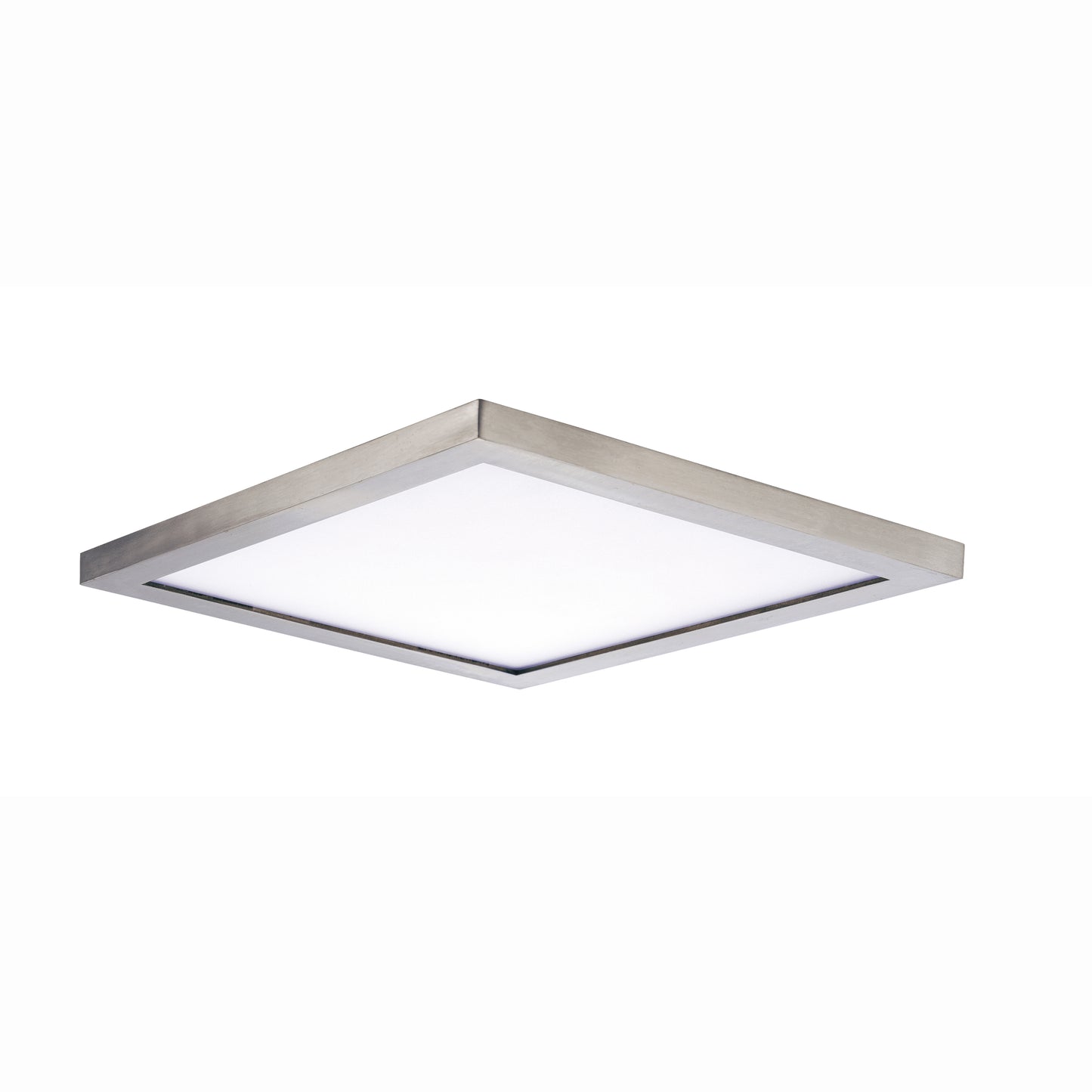 Wafer 15" SQ LED Surface Mount 3000K Satin Nickel by Maxim Lighting