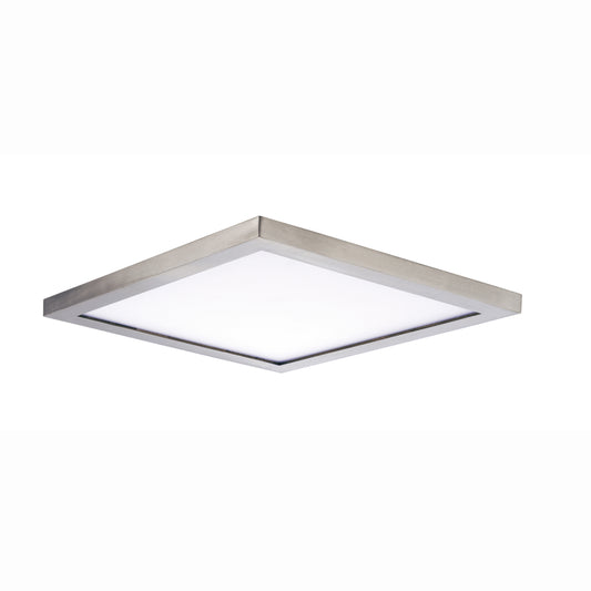 Wafer 15" SQ LED Surface Mount 3000K Satin Nickel by Maxim Lighting
