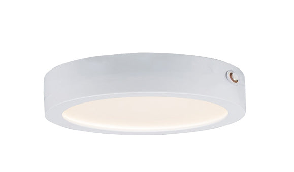 Wafer 7" RD LED Surface Mount 3000K EM Backup White by Maxim Lighting