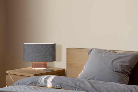 Pablo Designs Belmont Table Lamp installation context for residential and hospitality use