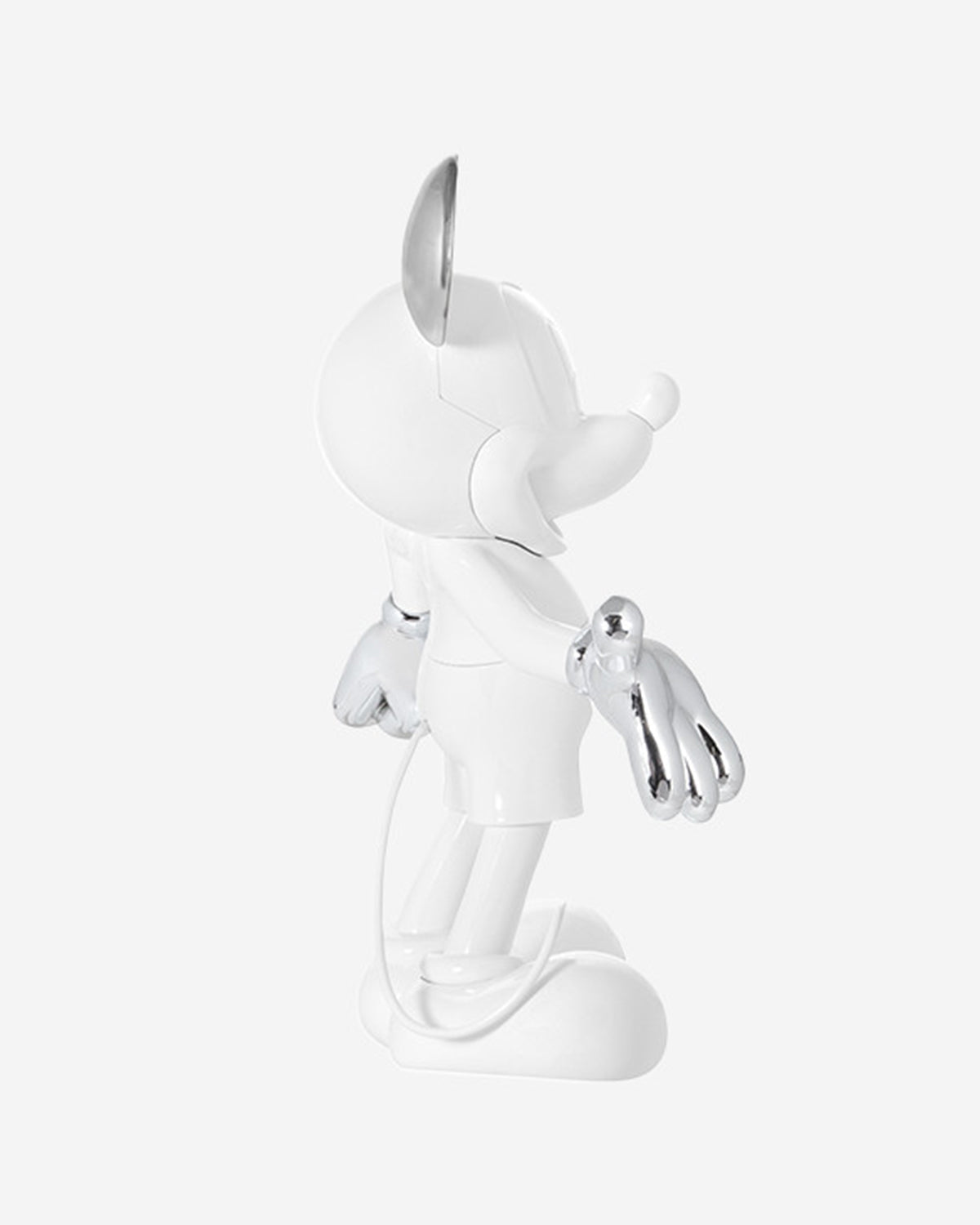 Leblon Delienne Mickey Welcome sculpture in White & Silver, 12 inch – view 4
