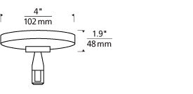 Visual Comfort Monorail 60W Led Flush Transformer Antique Bronze