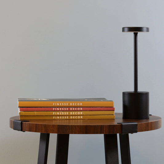 Pulse Rechargeable Table Lamp - Finesse Decor PT-09152-MB