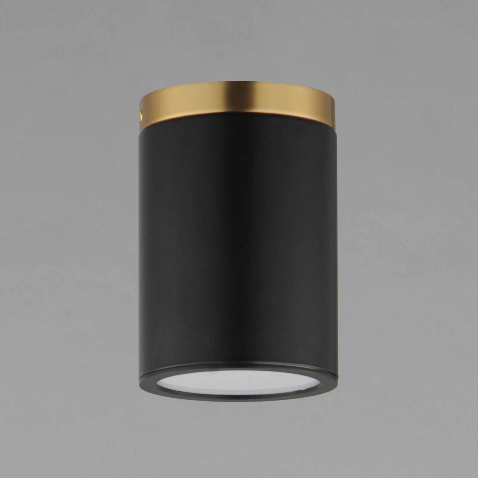 Dapper Flush Mount Black/Antique Brass by Maxim Lighting