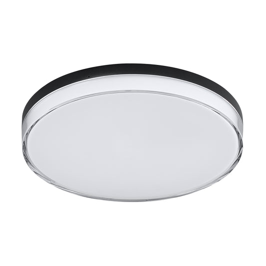 Edge 11" LED Flush Mount Black by Maxim Lighting