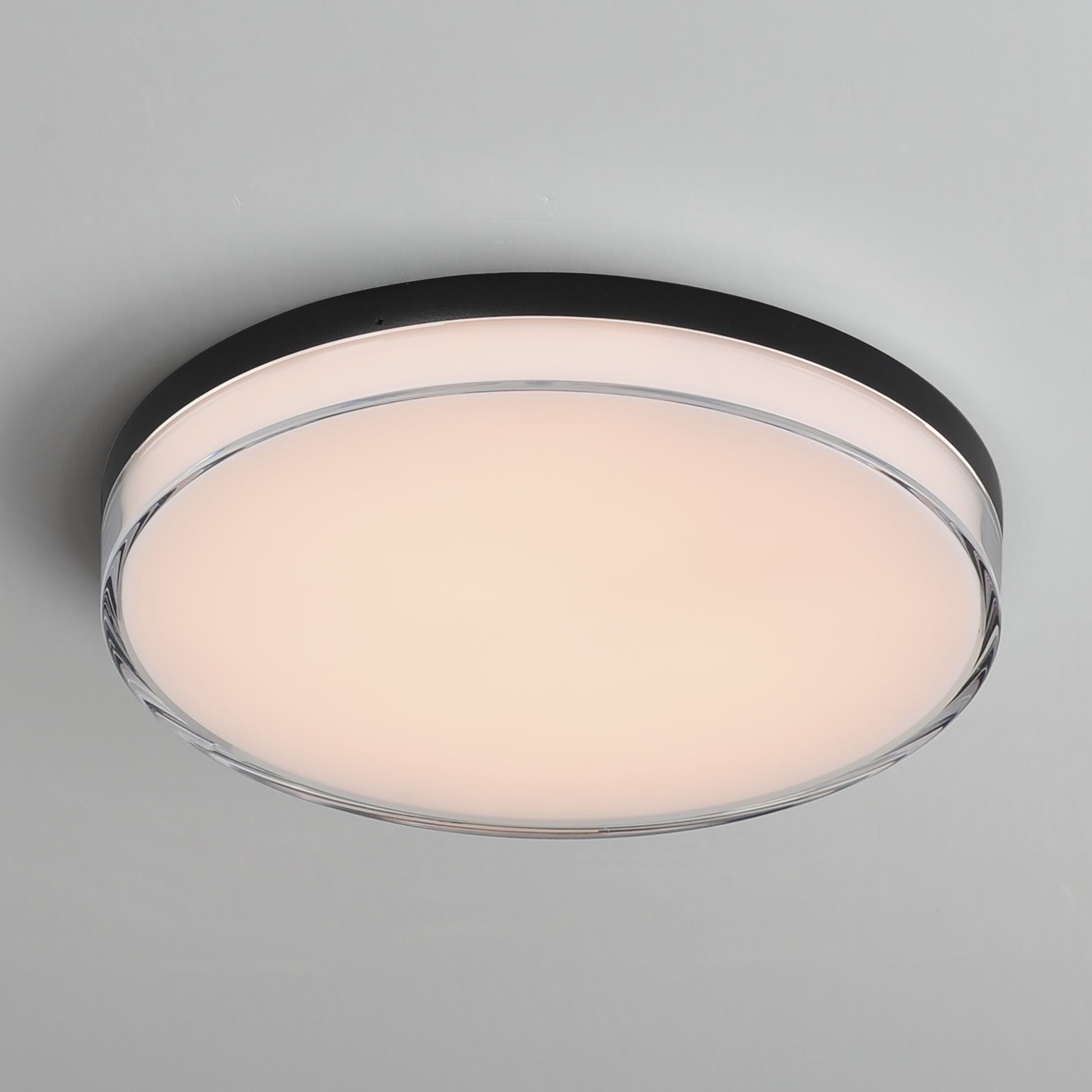 Edge 11" LED Flush Mount Black by Maxim Lighting