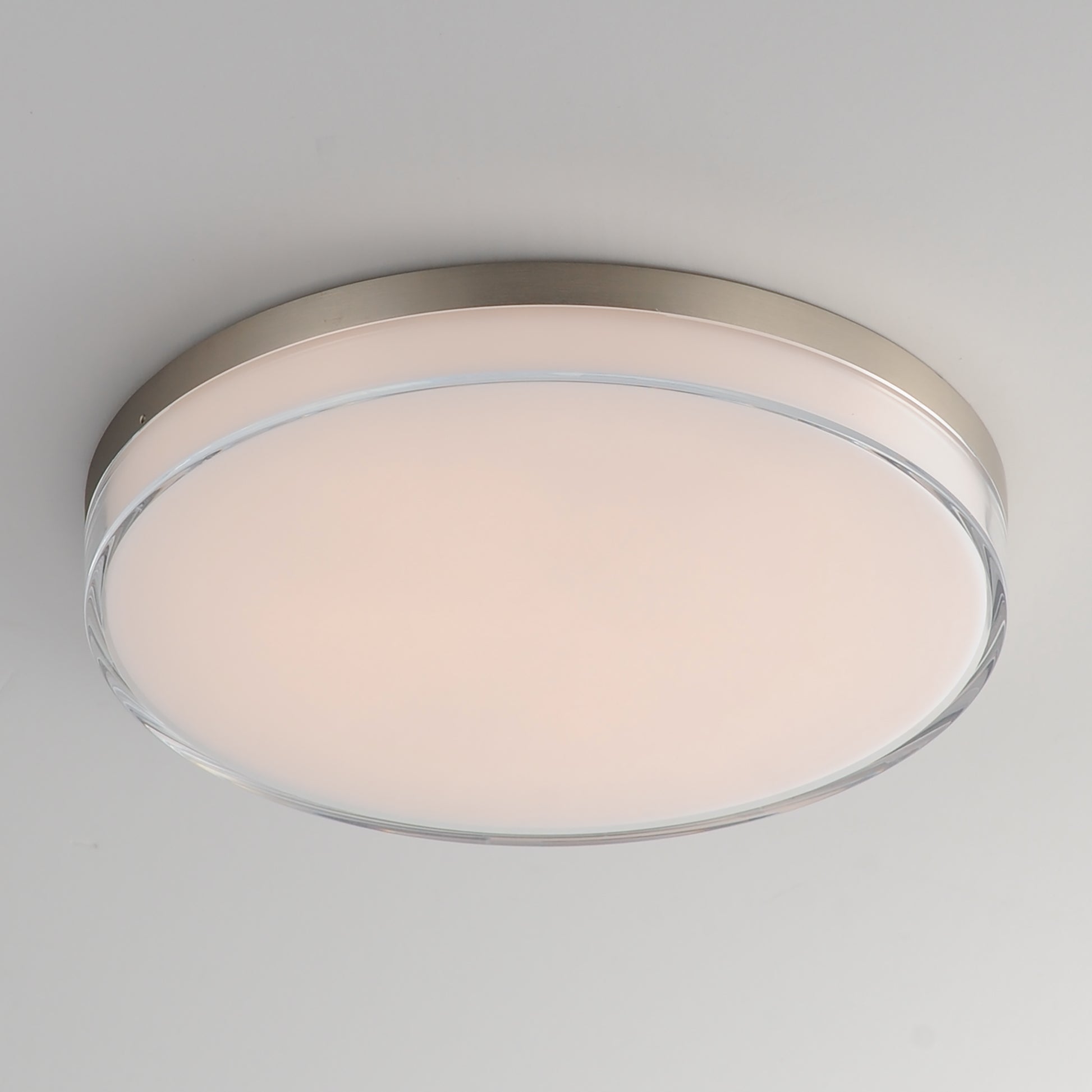 Edge 11" LED Flush Mount Satin Nickel by Maxim Lighting