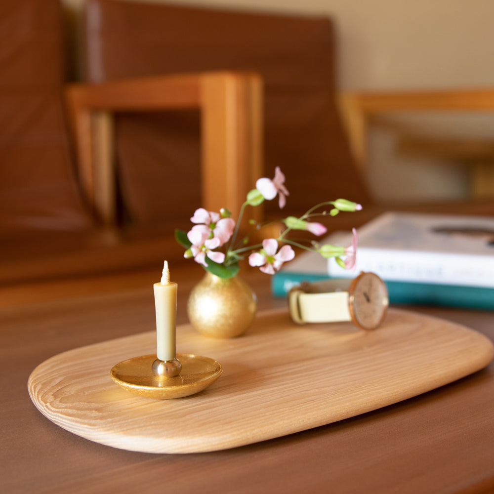 KUON Madoka Tomoshibi Candle Holder – brass candle holder, photo 16