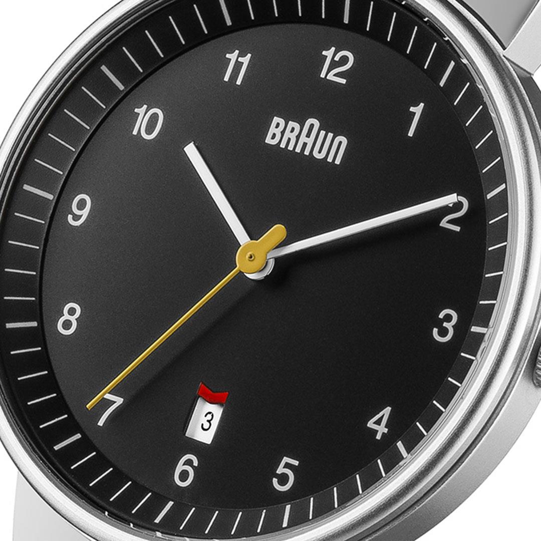 Braun BN0032 Classic Date Watch, Black Dial, Steel Mesh (photo 5 of 7)