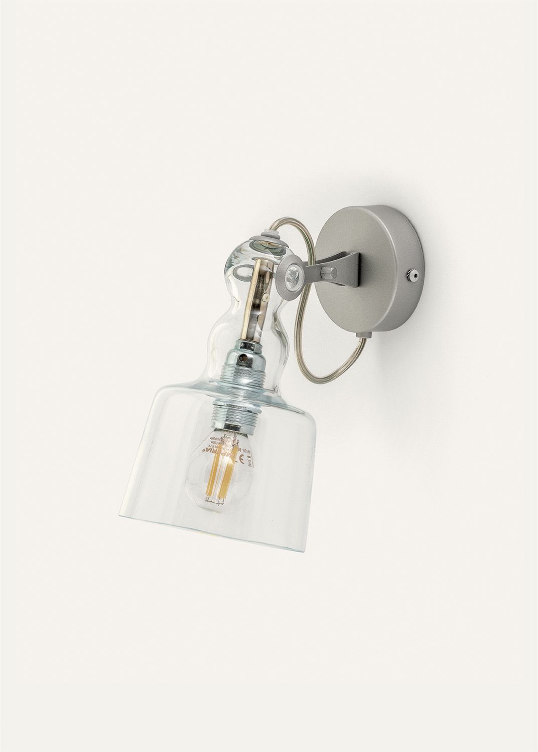 Produzione Privata Acquaparete in clear glass – wall light by Michele De Lucchi, photo 16