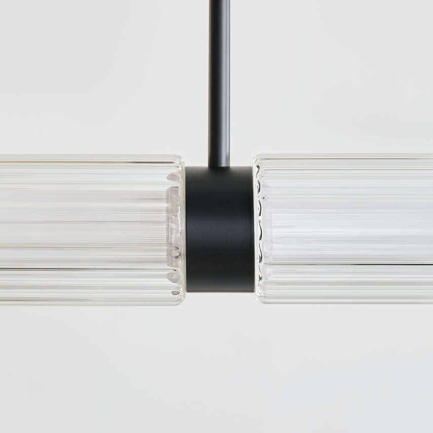 Langston 61-inch Linear Crystal LED Chandelier by Visual & Comfort & Co