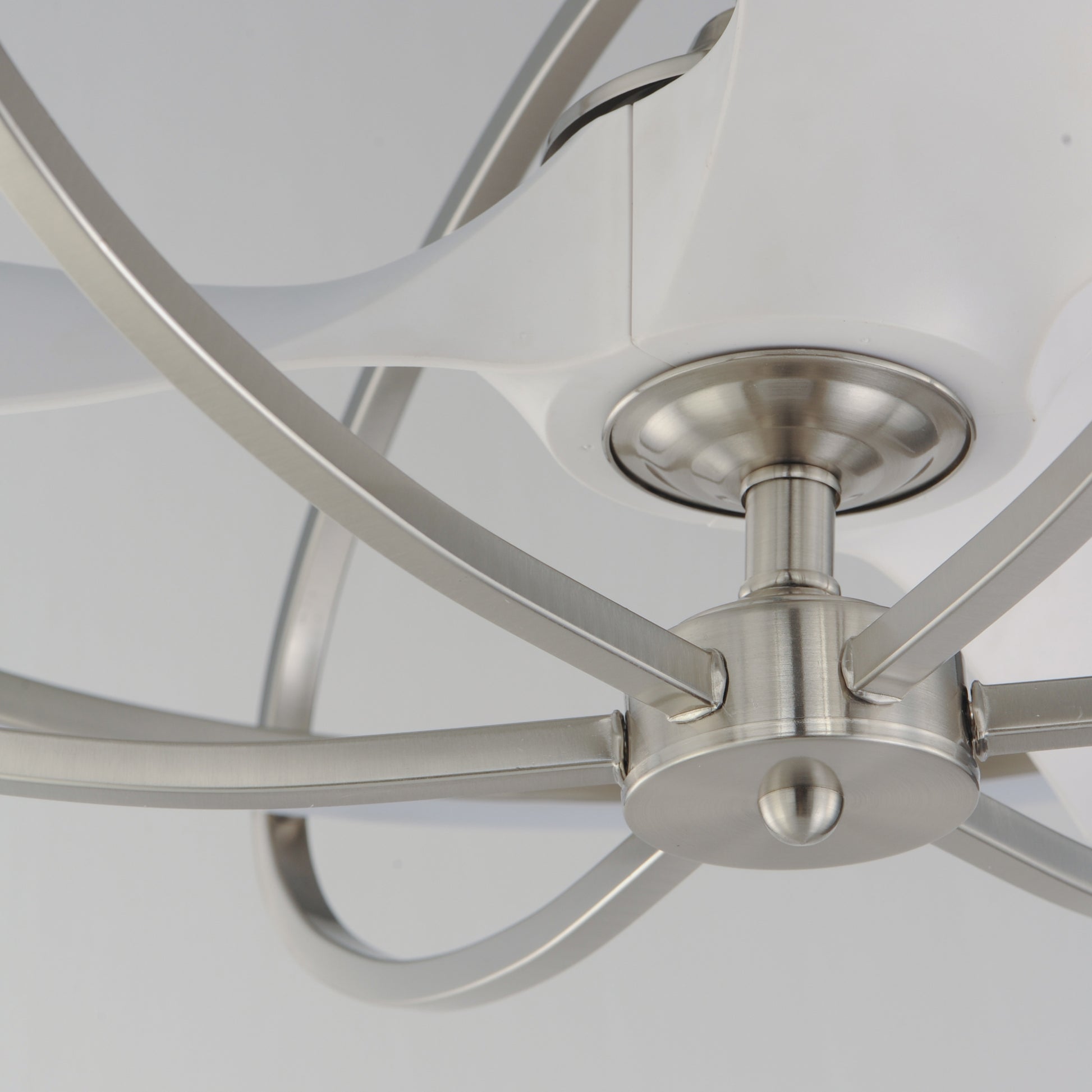 Corona WiFi-enabled LED Fandelight Satin Nickel by Maxim Lighting