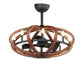 Bodega Bay 8-Light WiFi-enabled LED Fandelight Antique Pecan/Anthracite by Maxim Lighting