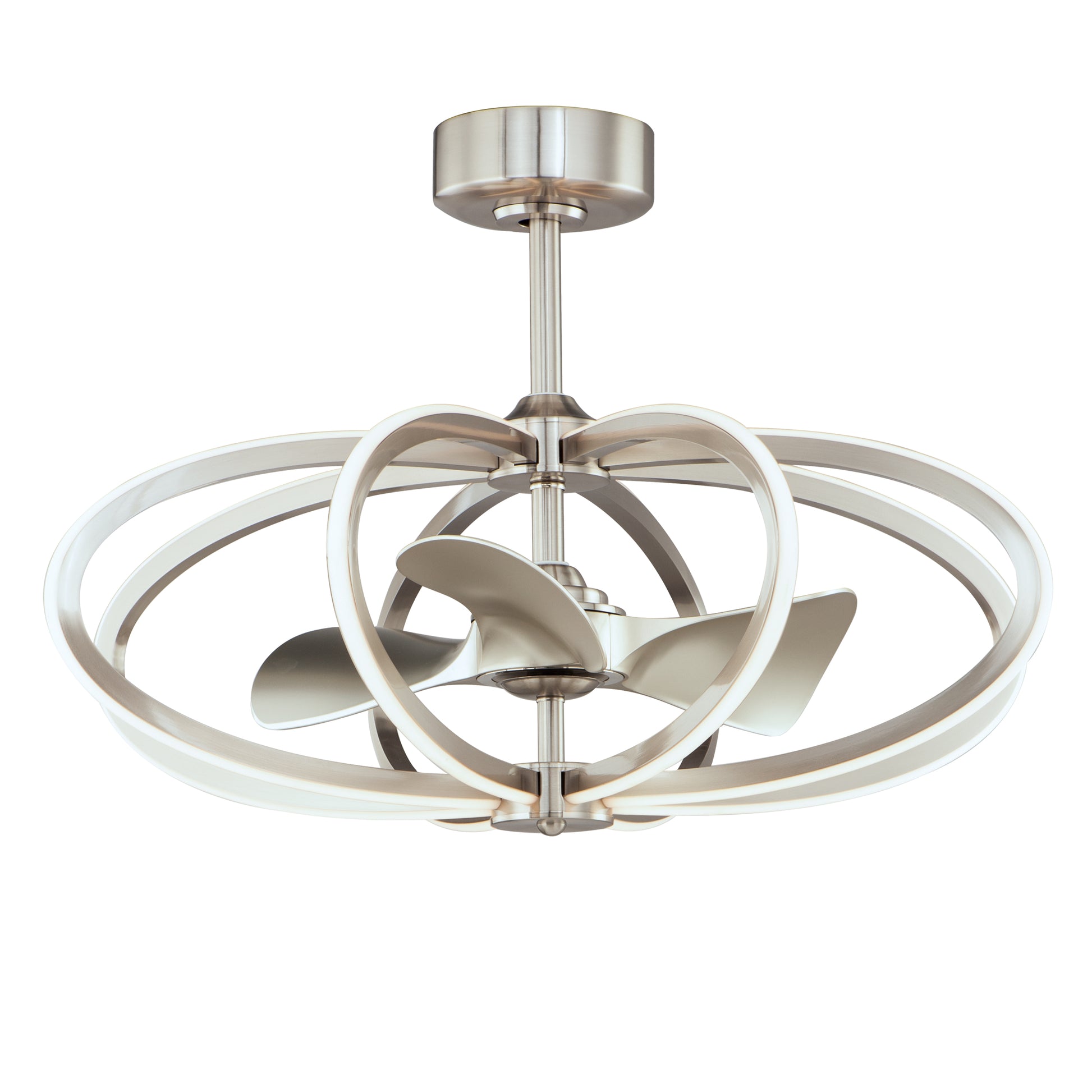 Solstice 8-Light WiFi-enabled LED Fandelight Satin Nickel by Maxim Lighting