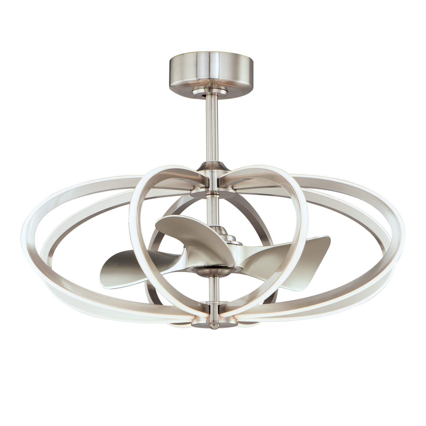 Solstice 8-Light WiFi-enabled LED Fandelight Satin Nickel by Maxim Lighting
