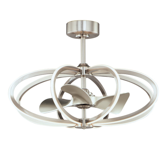 Solstice 8-Light WiFi-enabled LED Fandelight Satin Nickel by Maxim Lighting