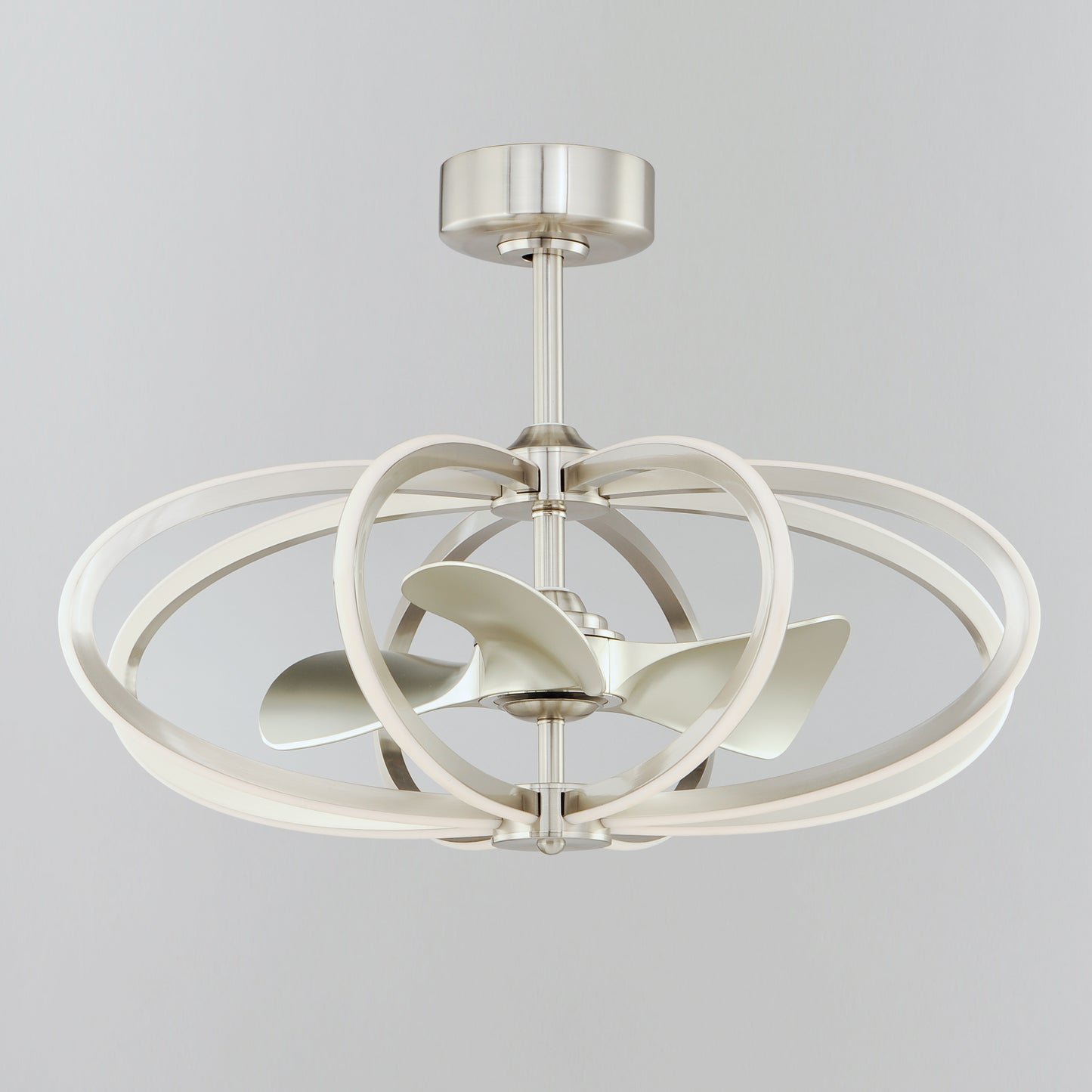 Solstice 8-Light WiFi-enabled LED Fandelight Satin Nickel by Maxim Lighting