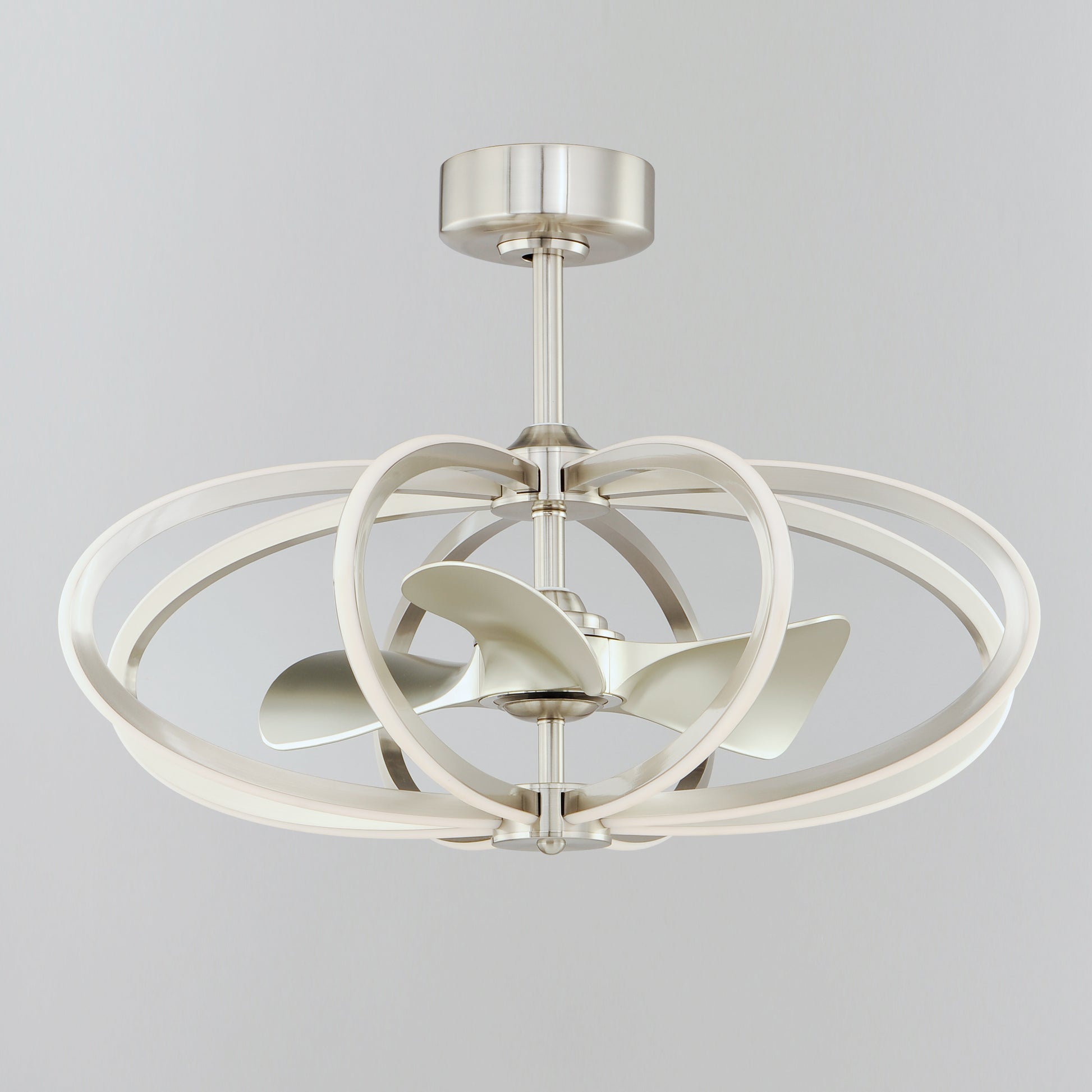 Solstice 8-Light WiFi-enabled LED Fandelight Satin Nickel by Maxim Lighting