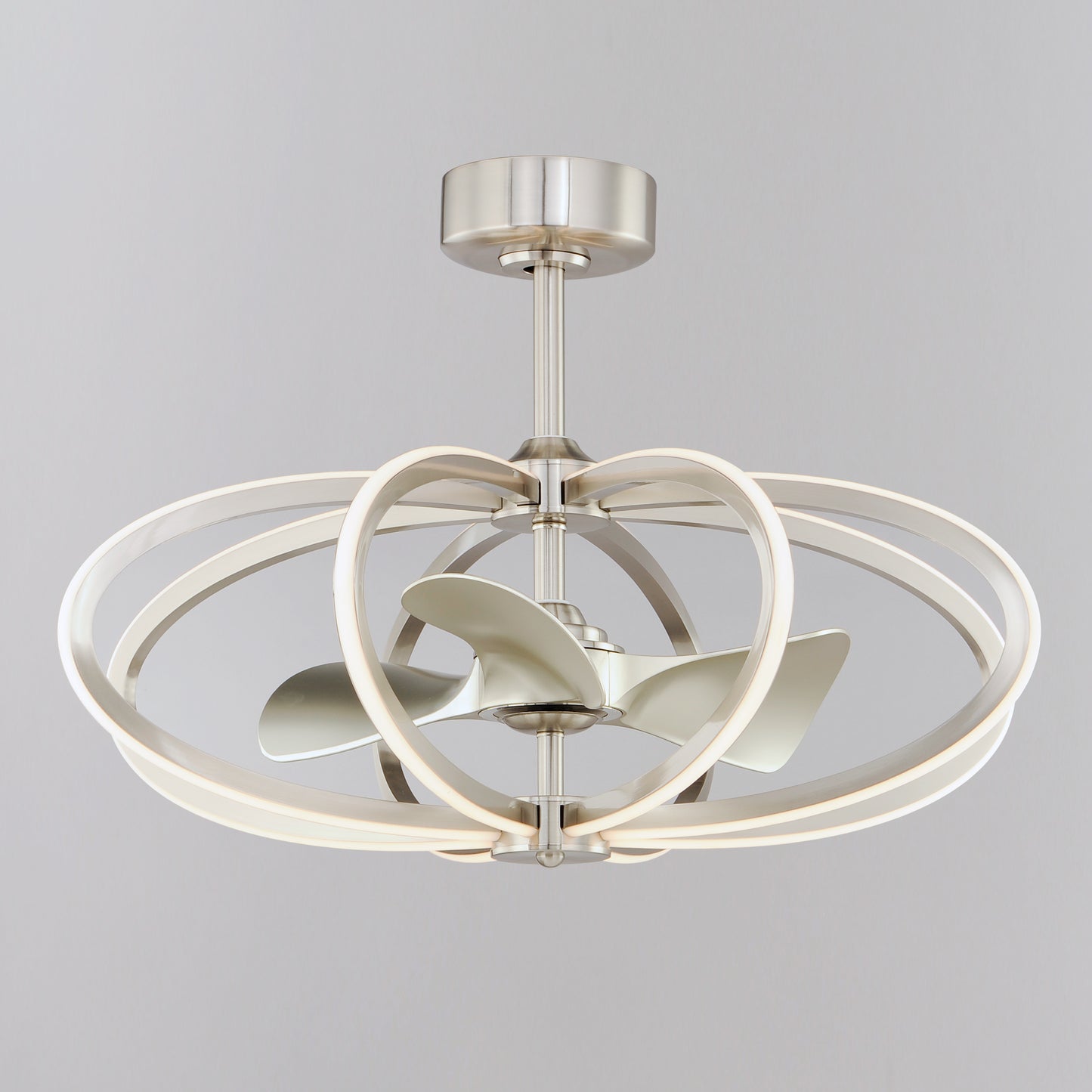 Solstice 8-Light WiFi-enabled LED Fandelight Satin Nickel by Maxim Lighting