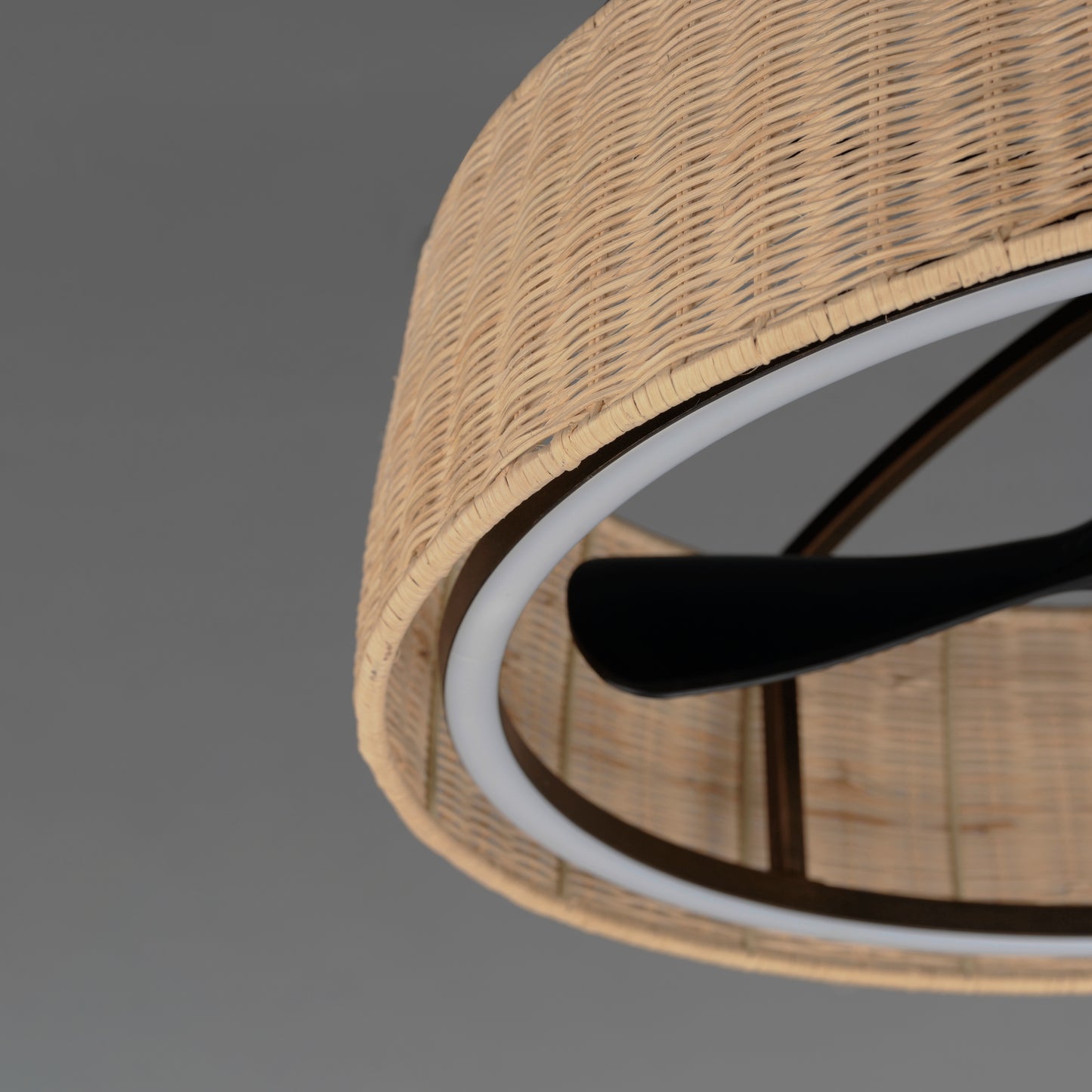 Tulum 28" Wifi-Enabled LED Fandelight Dark Bronze by Maxim Lighting
