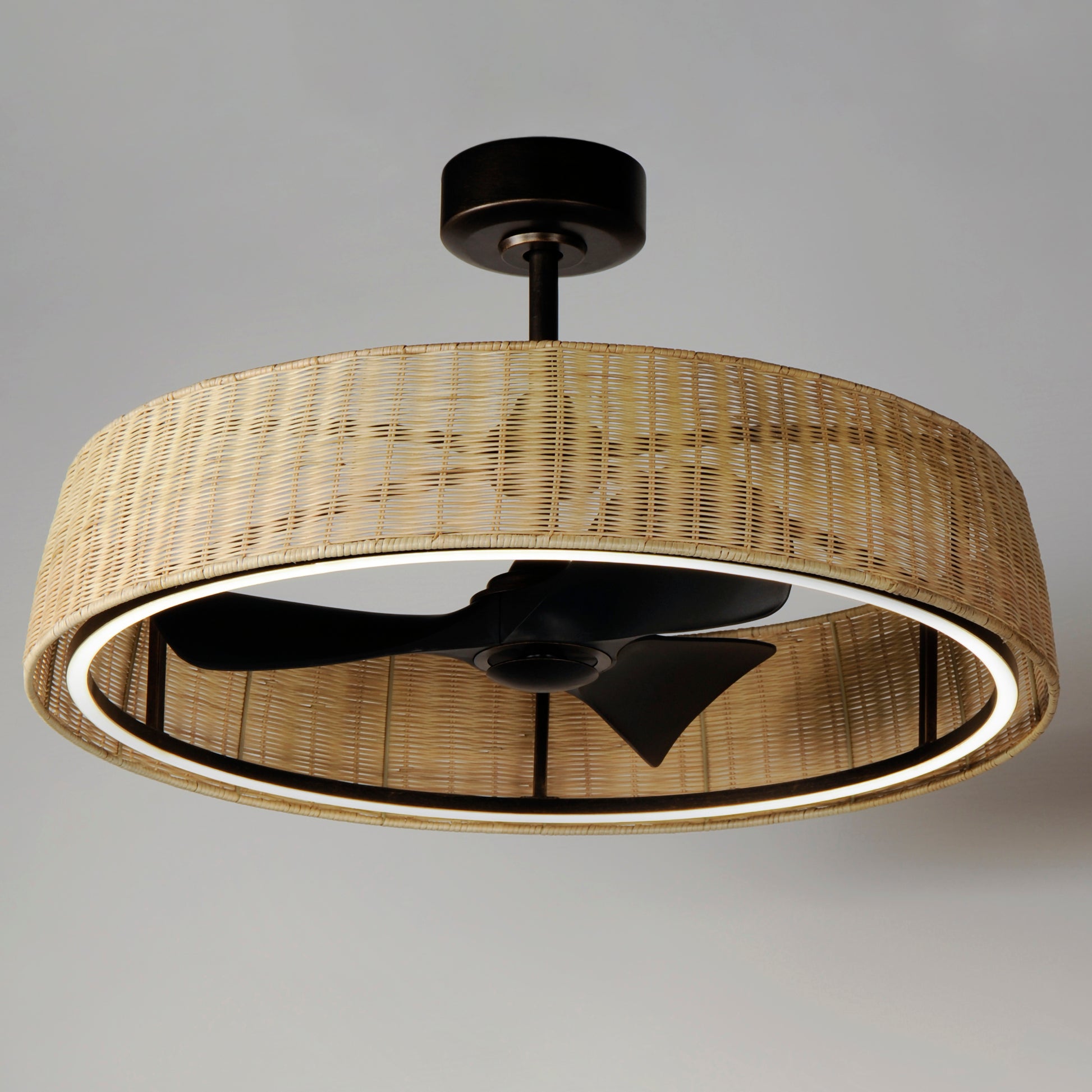 Tulum 36" Wifi-Enabled LED Fandelight Dark Bronze by Maxim Lighting