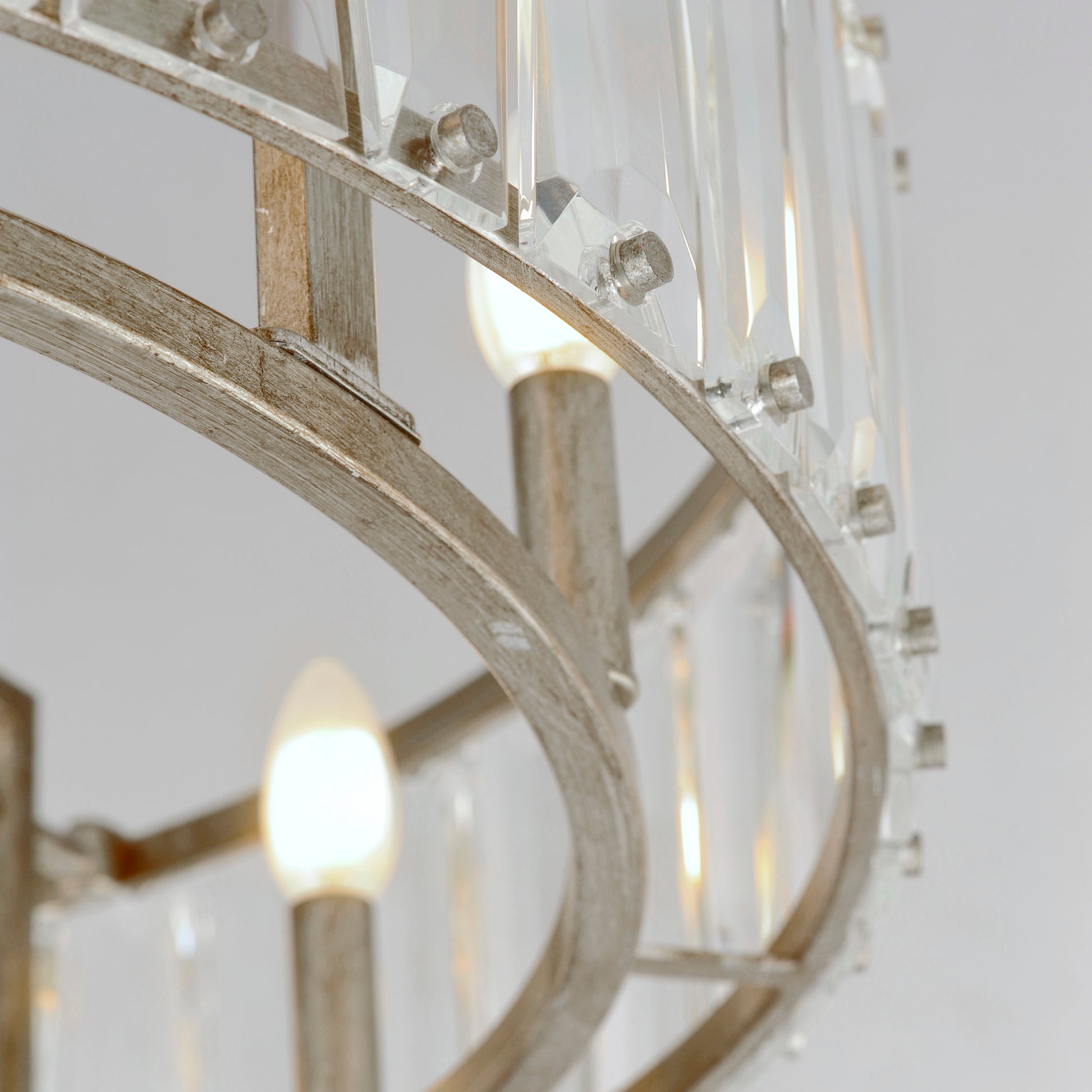 Odeon 8-Light WiFi-enabled LED Fandelight Golden Silver by Maxim Lighting
