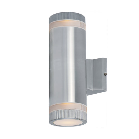 Lightray 2-Light Wall Sconce Brushed Aluminum by Maxim Lighting