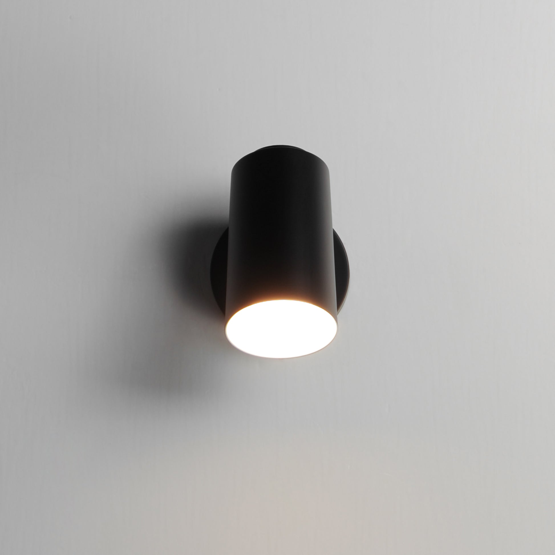 SpotLight Outdoor LED Sconce Cylinder Black by Maxim Lighting
