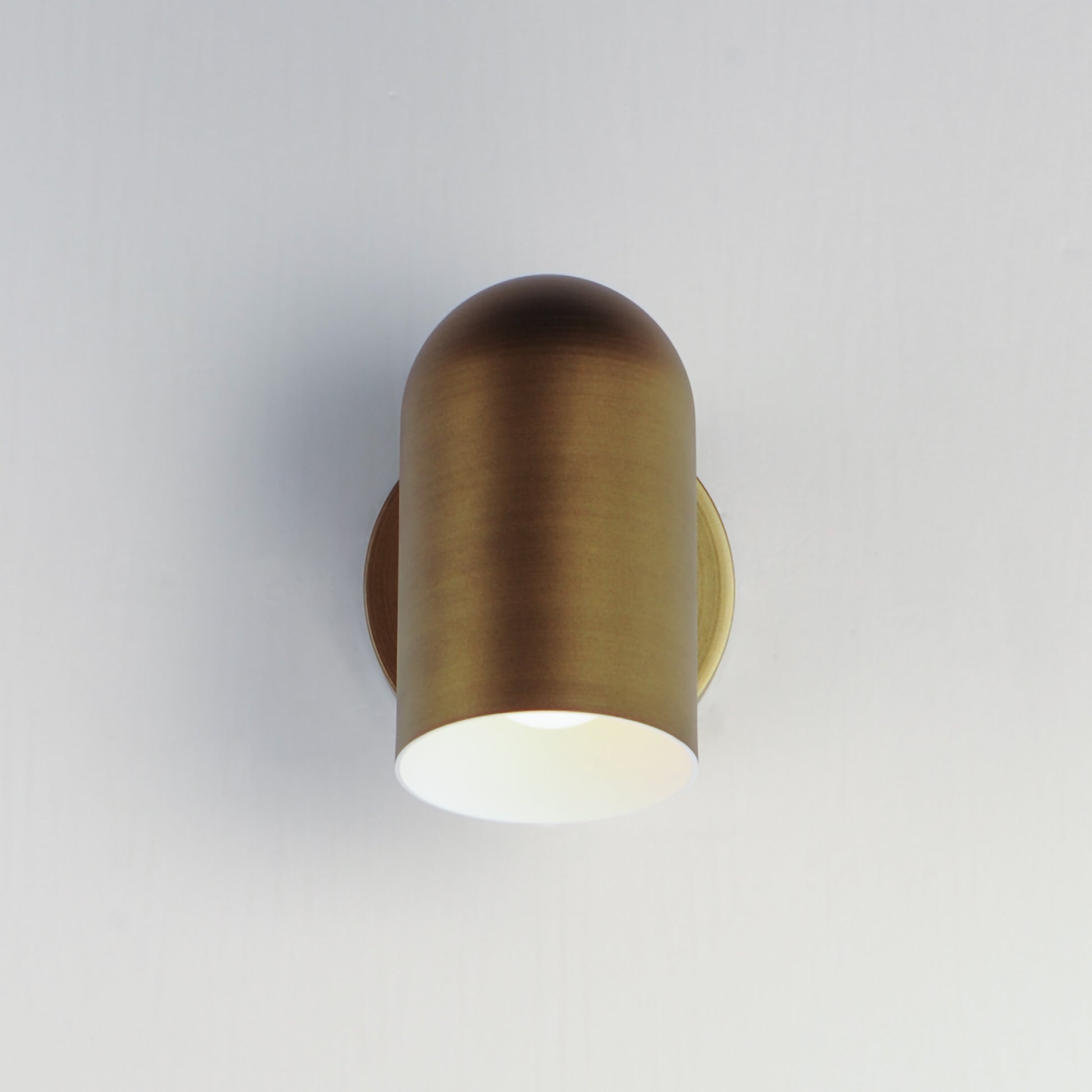 SpotLight Outdoor LED Sconce Natural Aged Brass by Maxim Lighting