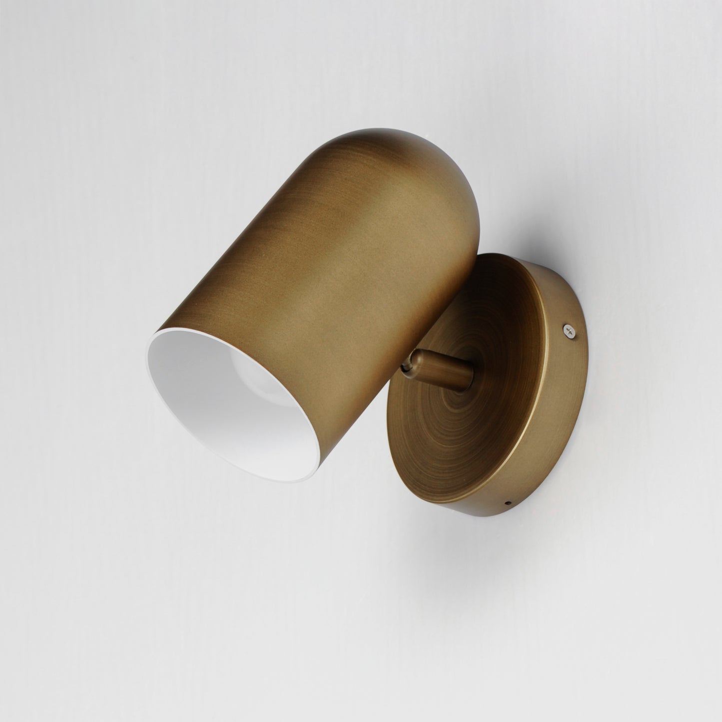 SpotLight Outdoor LED Sconce Natural Aged Brass by Maxim Lighting