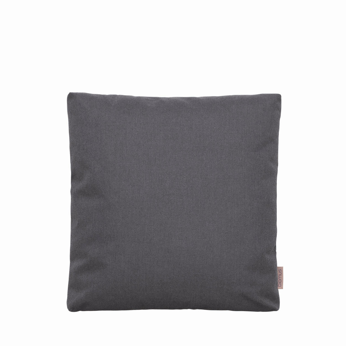 blomus STAY Outdoor Throw Pillows, Square or Lumbar – Coal Square outdoor pillow, product photo