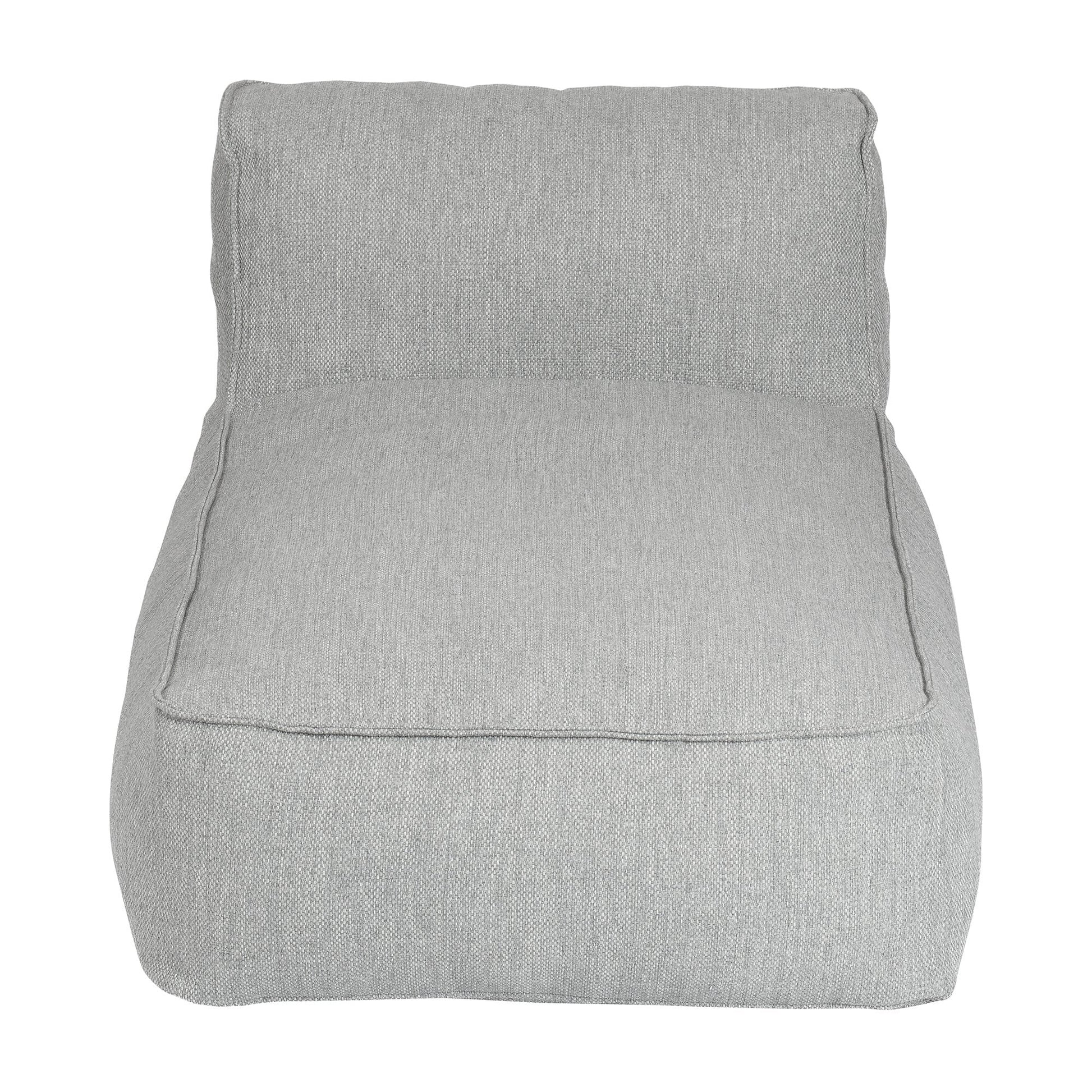 blomus Grow Single Chaise Sectional Outdoor Patio Lounger Double Coal Color