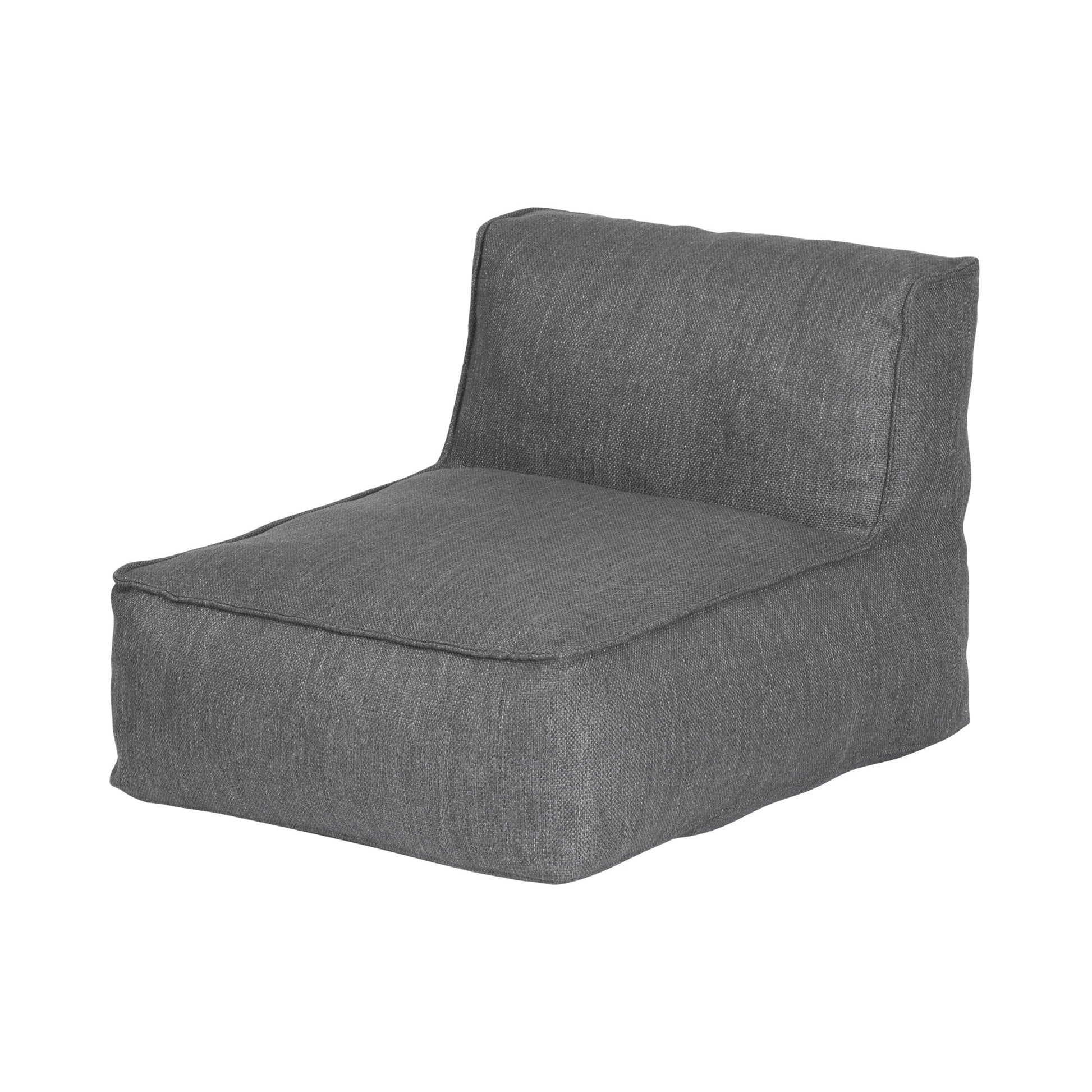 blomus Grow Single Sectional Outdoor Patio Seat Coal Color