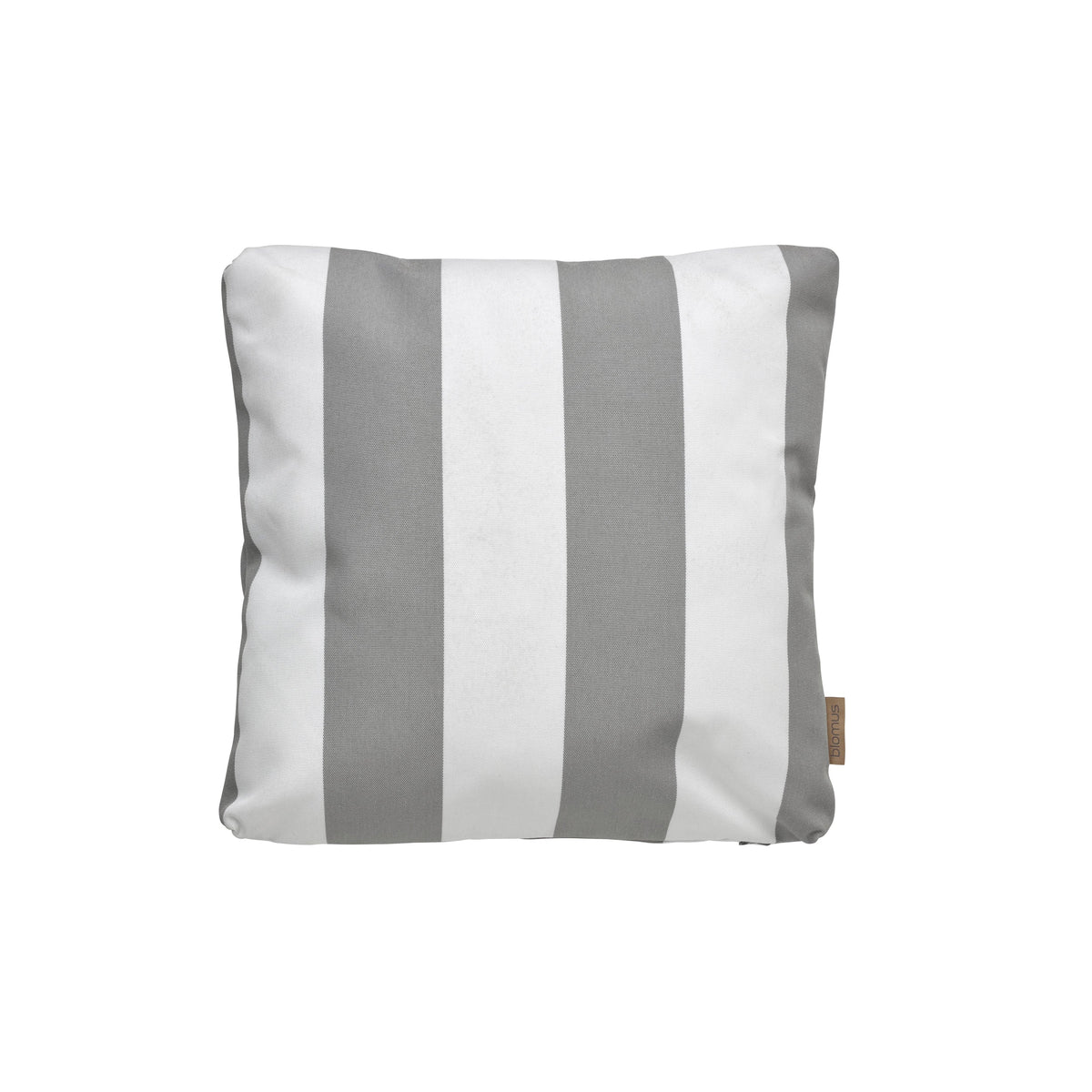 blomus STAY Outdoor Throw Pillows, Square or Lumbar – Elephant Skin Stripe Square outdoor pillow, product photo