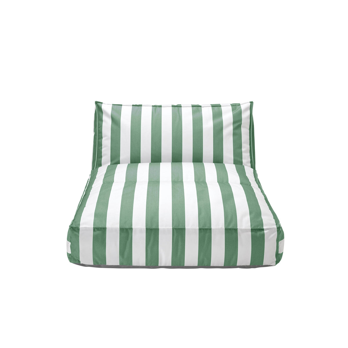blomus STAY Convertible Outdoor Daybed, 47 x 75 in – Duck Green Stripe outdoor daybed, product photo