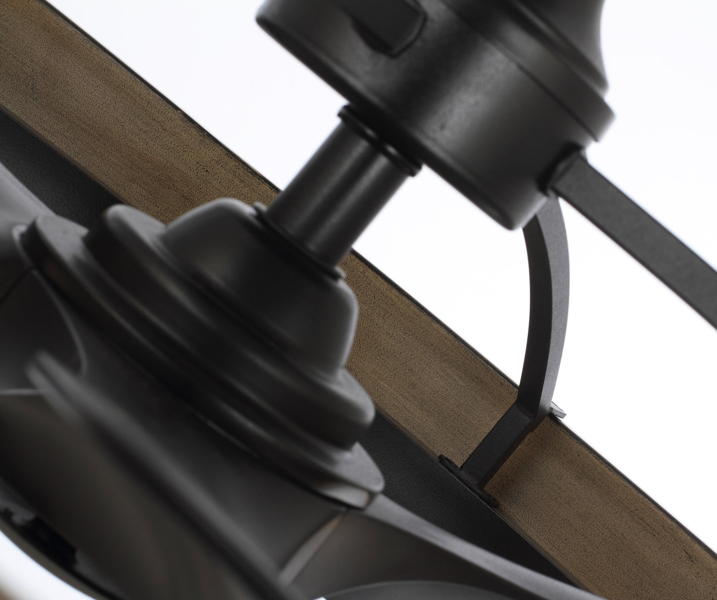 Teton 36.25" LED Fandelight Driftwood/Black by Maxim Lighting