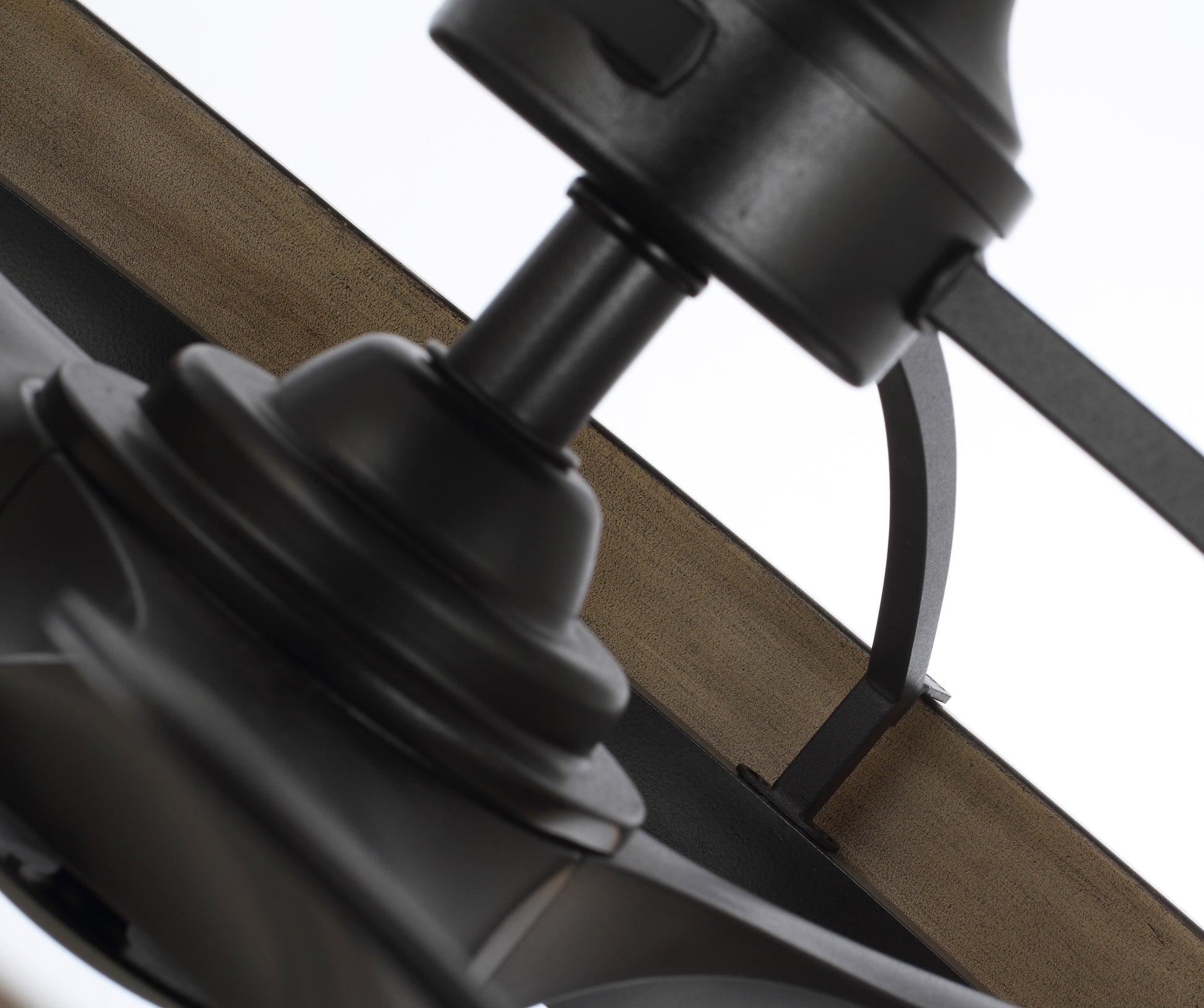 Teton 36.25" LED Fandelight Driftwood/Black by Maxim Lighting