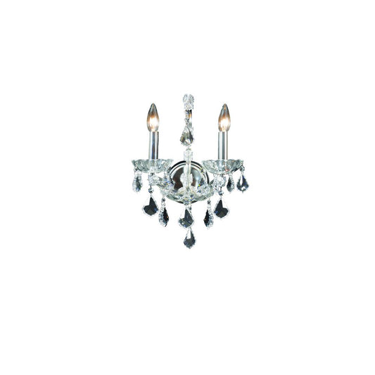 Maria Teresa Classic Wall Sconce 2-Light in Chrome 6302WSCH by StarFire Crystal