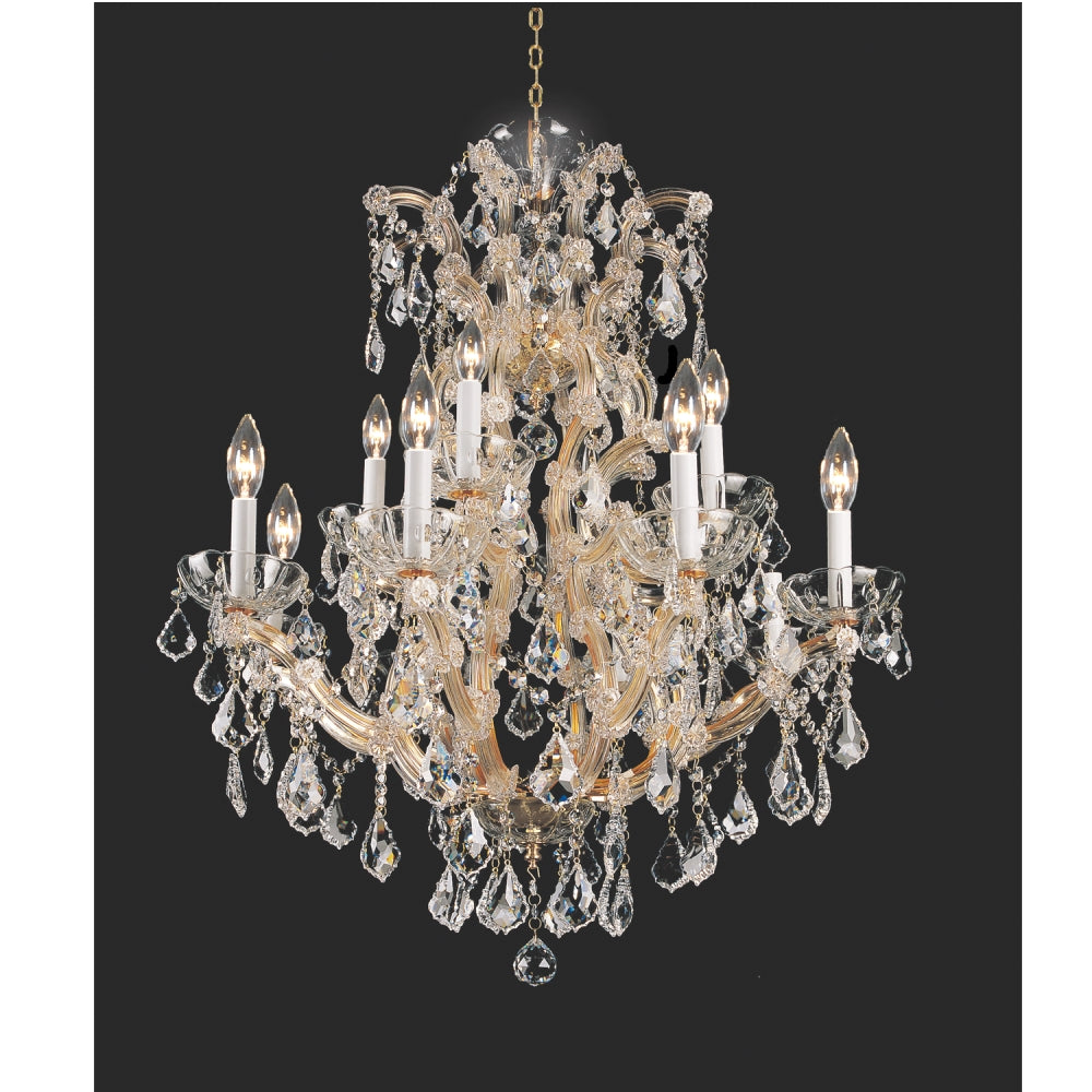 Maria Teresa Classic Chandelier 18-Light in Chrome 6318CH by StarFire Crystal