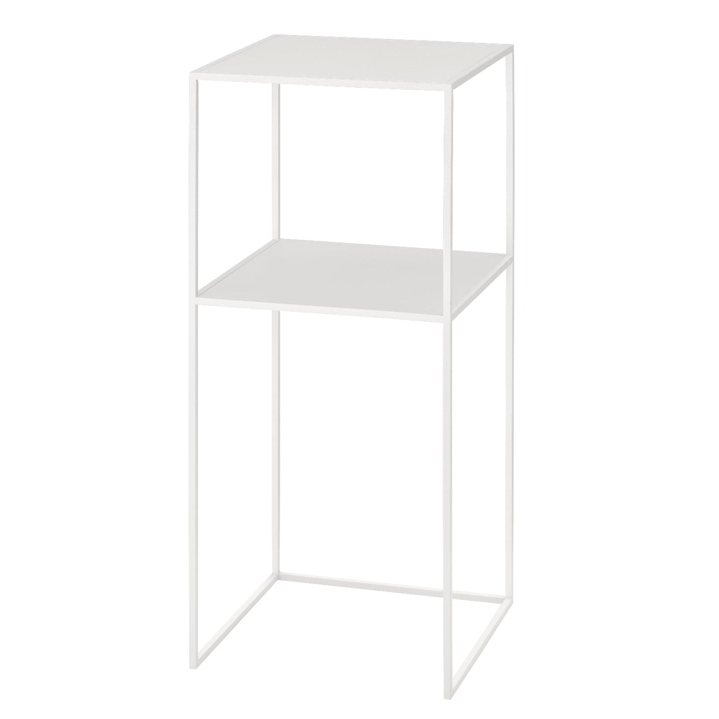 blomus Fera Pedestal Table with Shelf White