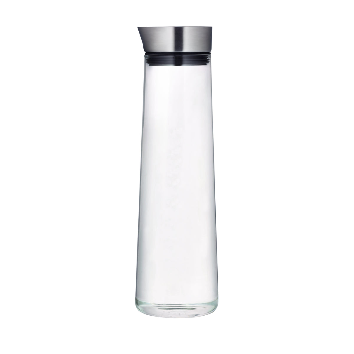 blomus ACQUA Glass Water Carafe with Steel Pour-Through Lid – 51 oz (1.5 liters) water carafe, detail view 1