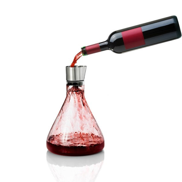 blomus Delta Wine Decanter with Aerator & Pourer