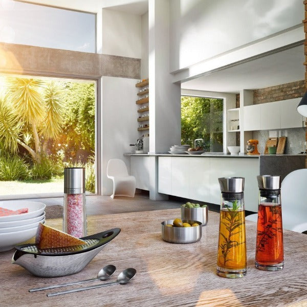 blomus Oil & Vinegar Serving Set with Stainless Steel Lid