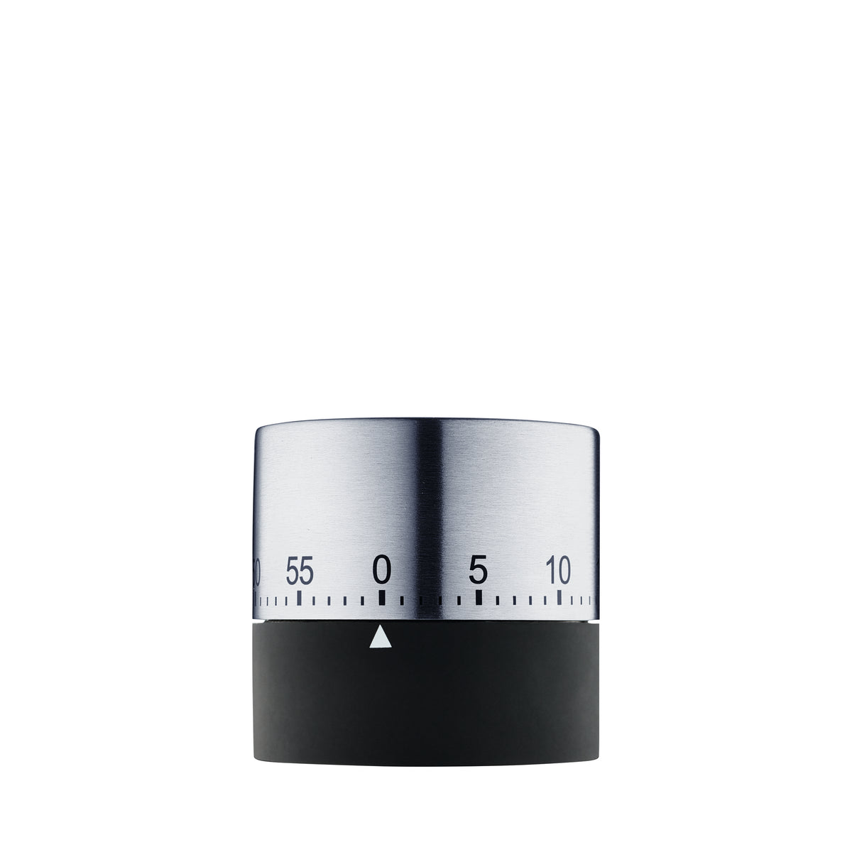 blomus PUNCTO Magnetic Stainless Steel Kitchen Timer – Brushed Stainless Steel kitchen timer, detail view 1