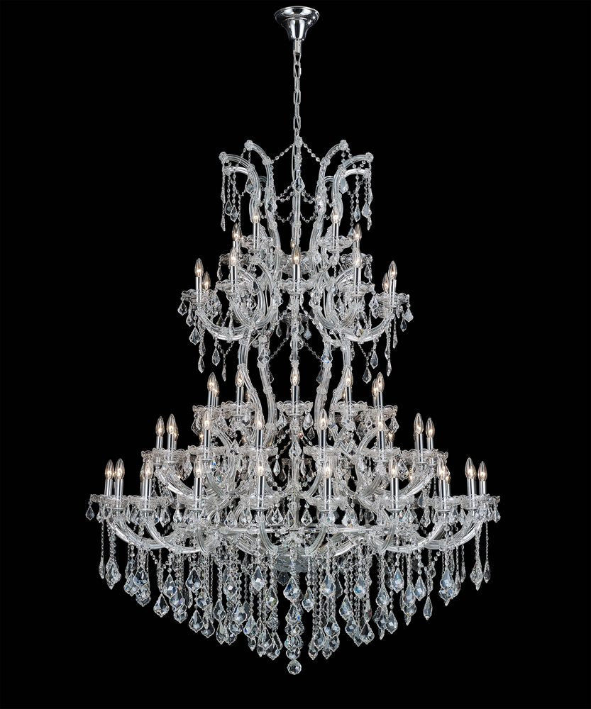 Maria Teresa Classic Chandelier 61-Light in Chrome 6361CH by StarFire Crystal